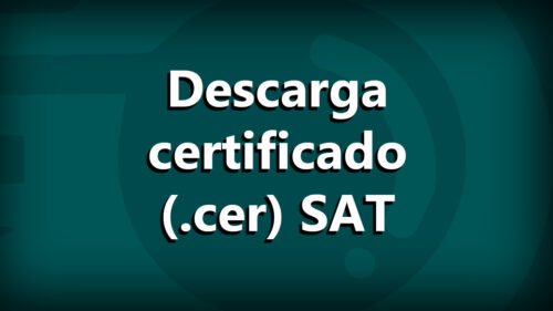 Cómo descargar certificado . cer en línea